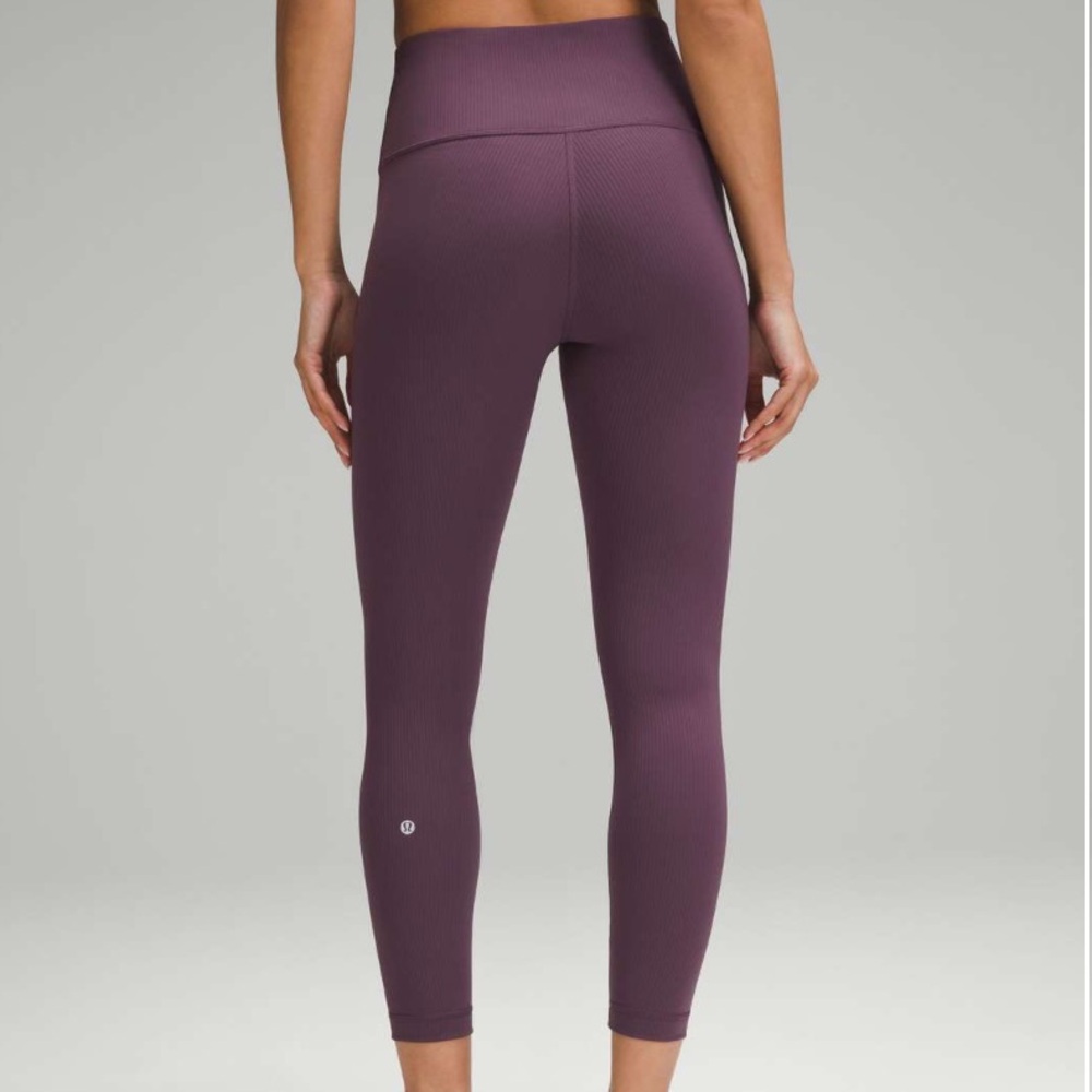 Lululemon NWOT Wunder Train High-Rise 25" Legging Size 4 in Grape Thistle